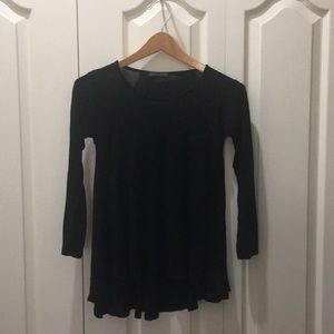 Zara Flowy Black Top
